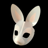 Illustrated rabbit mask DIY for kids