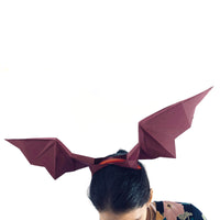 Bat wings headband template - DIY paper craft