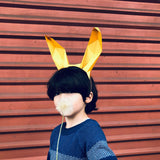 Bunny ears headband made out of paper