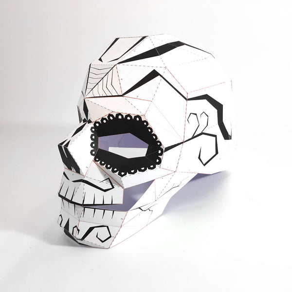 CALACA MASK - DIY sugar paper mask template Lucas Tijera