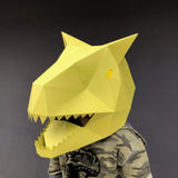 Carnotaurus paper mask DIY dinosaur for kids
