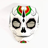 Sugar Skull paper mask front view