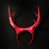 Front view Low Poly (DIY) headband template