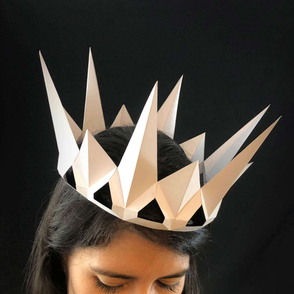 Paper crown Queen Ravenna style