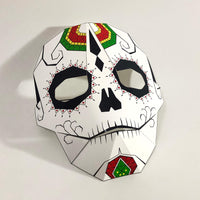 Sugar Skull super simple paper mask DIY