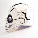 Sugar Skull paper mask side view