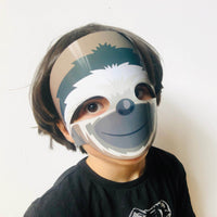 Super simple sloth mask for kids