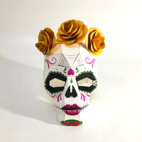 Catrina paper mask front view