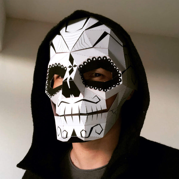 Cosplay Sugar Skull paper mask